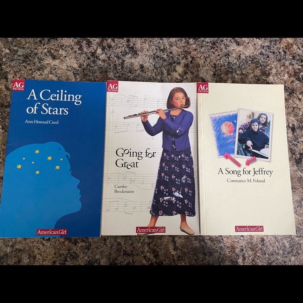 American Girl AG Fiction Book Set of 3